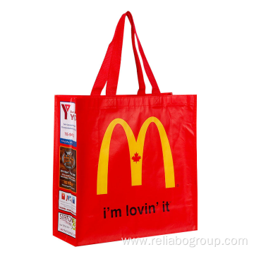 Promotional boutique eco laminated tote shopping bag
